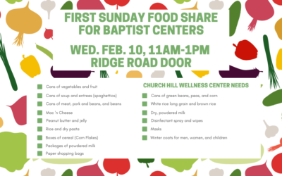 First Sunday Food Share – February 10, 2021