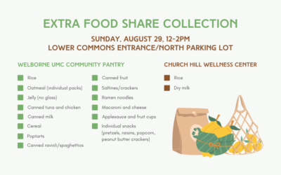 Extra Food Share Collection – August 29, 2021