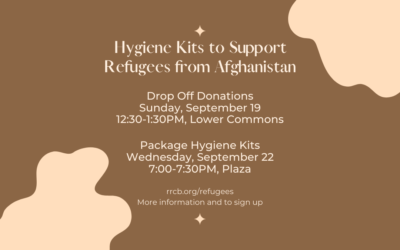 Hygiene Kits to Support Refugees from Afghanistan