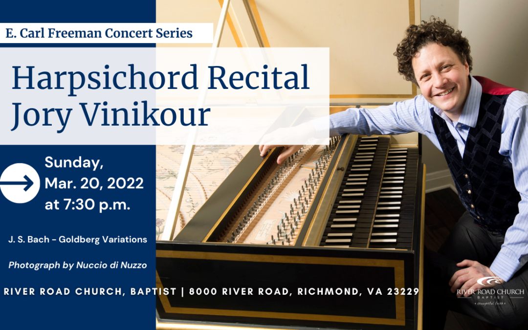 Harpsichord Recital—Jory Vinikour | 2021-2022 Concert Series