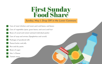 First Sunday Food Share – May 1, 2022