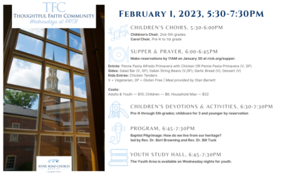 Thoughtful Faith Community — February 1, 2023