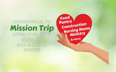 Nickelsville Mission Trip — April 17-21, 2023