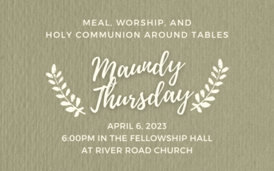 Maundy Thursday Supper & Service | Holy Week 2023